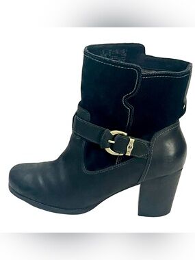 Timberland Earthkeepers Rudston Leather & Suede Waterproof Heeled Ankle Boots 11